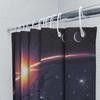 Rideau de douche Galaxie Espace Univers Nébuleuse Ciel étoilé Décoration intérieure Salle de bain Tissu Imperméable Art mural