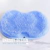 Shower Foot Scrubber Silicone Bath Massage Mat Wall Mounted Back Washing Brush with Suction Pad for Bathroom Bathtub Poolside