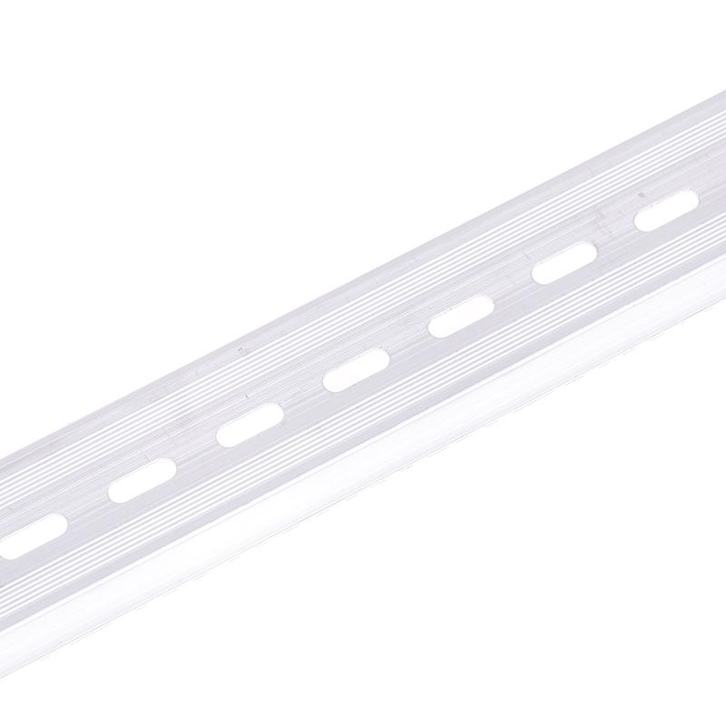 5Pcs Iron Din Universal Rail Width 35Mm Length 10/20/30/50Cm Terminal Block Electrical Slotting Din Rail