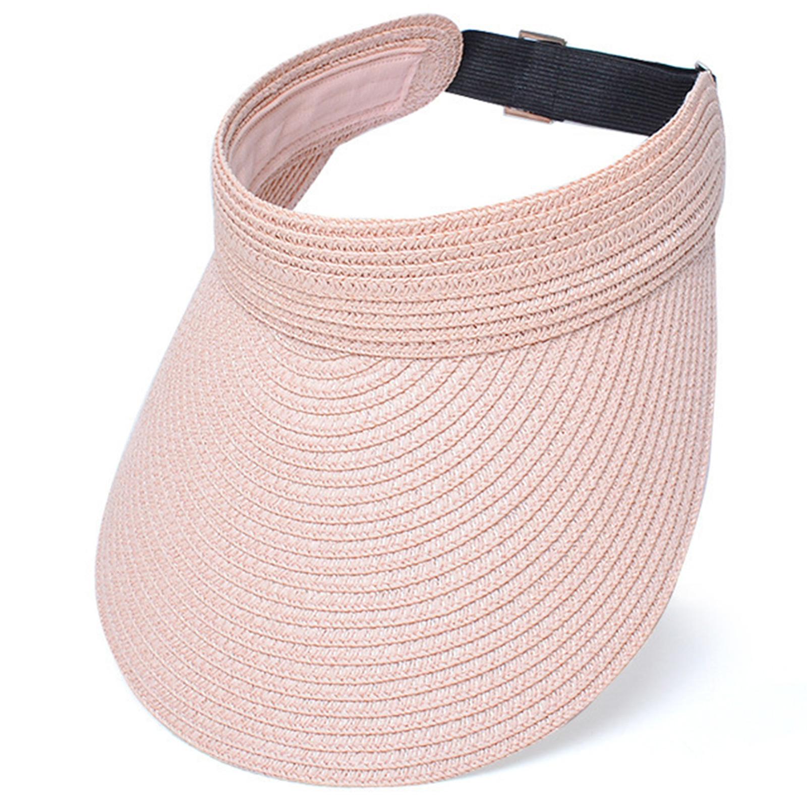 

Женская шляпа от солнца Рафия Солнцезащитные очки Соломенная шляпа Дышащая пустая верхняя часть Спортивная шляпа для соломенной шляпы Дышащая для повседневного спорта 1