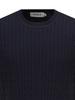 ZIOZIA Men'S Washable Miracle Cable Short Sleeve Sweater_Navy