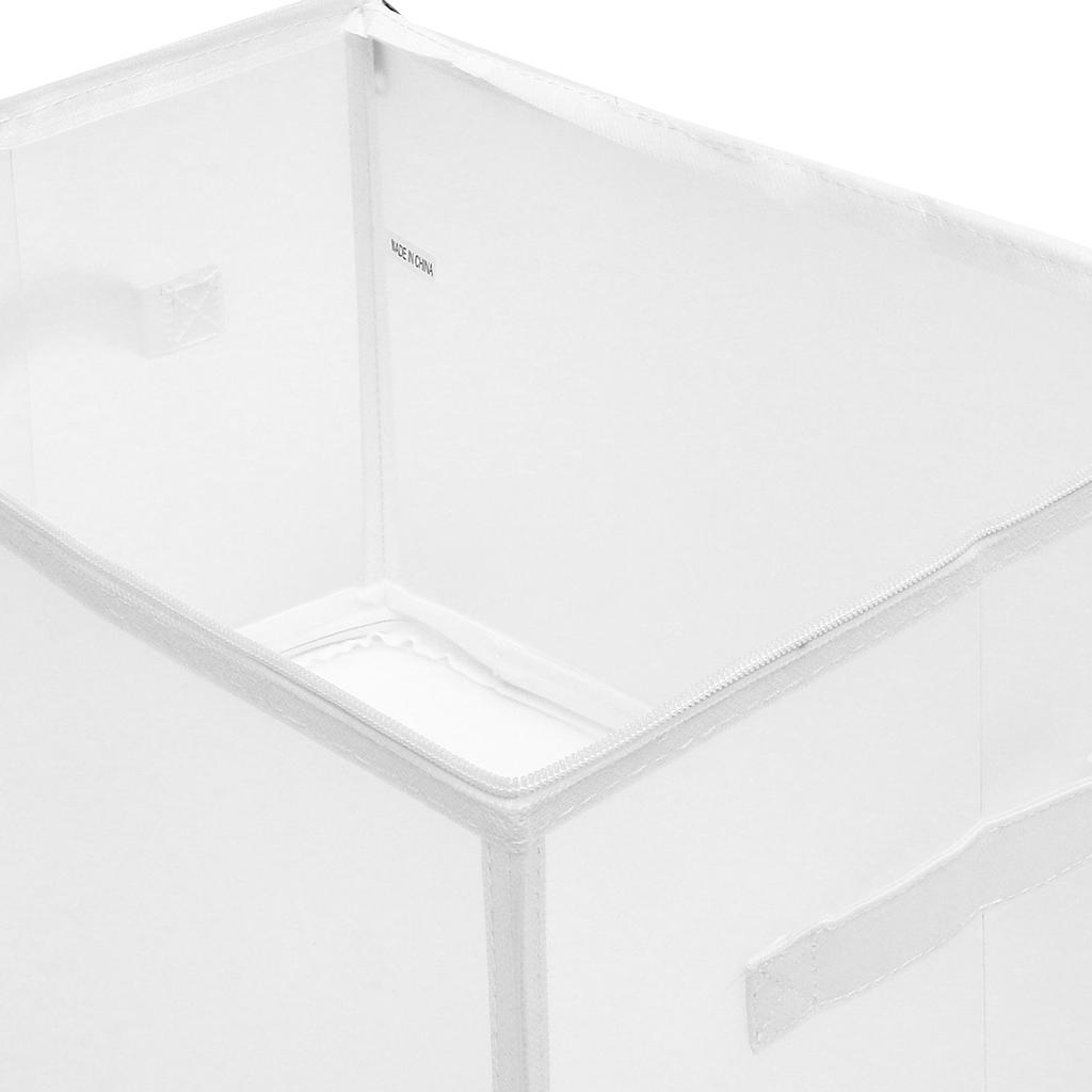 Household Storage Box Foldable Clothes Organizer With Zipper Large Capacity Multi-Grid Sock Underwear Organizer Wardrobe Cabinet