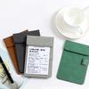 Restaurant Menu Clipboard A6 Writing Pad PU Leather Clipboard Mini Paper Tablet Conference Folder Colorful A6 Bill Clip