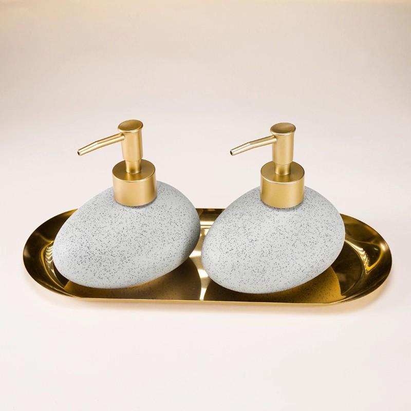 Keramik-Stein Lotionflasche im europäischen Stil Aromabehälter High-End Seifenspender Zuhause Shampoo Duschgel Aufbewahrungsflasche Neu