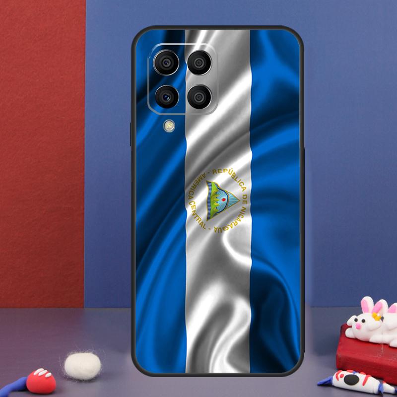 Nicaragua Flag Case For Samsung Galaxy M54 M34 M14 M21 M31 M51 M12 M32 M52 M13 M23 M33 M53 M20 M30s Cover