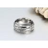 Exquisite The Titanium Steel Womens Ring Is Stylish And Simple Fading Without