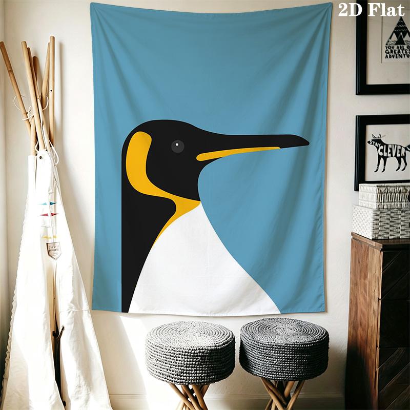 Antarctic penguins Pattern Home Decor Tapestry, Wall Hanging, Decorative RV Wall Cloth.MGT0918439