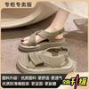 Fairy Wind Sandals Female Summer 2025 New Thick-soled Pregnant Women Large Size Casual Soft-soled Comfortable College Wind Cool Slippers