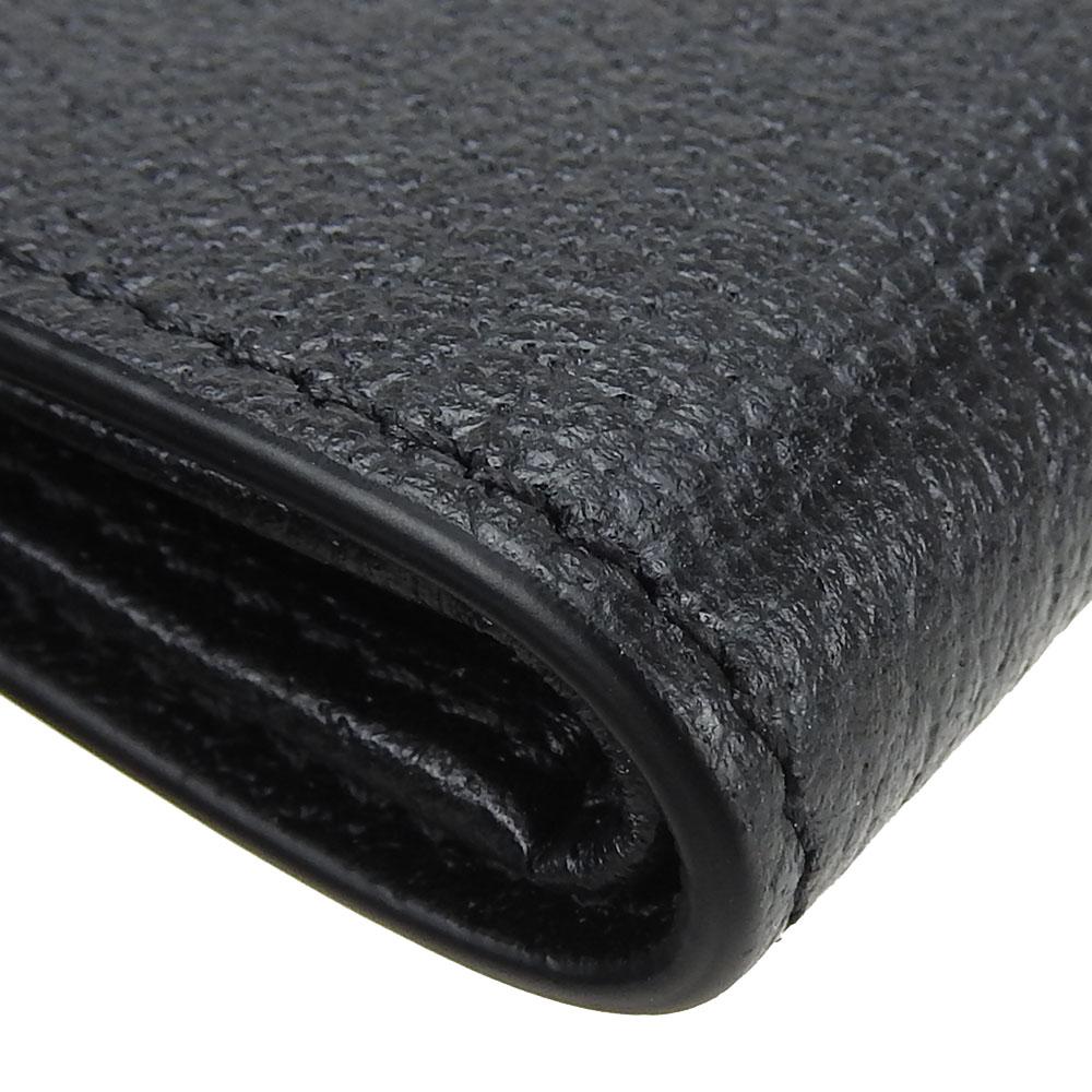 Used GUCCI Bill Compartment 428726 GG Marmont leather black black Card Case