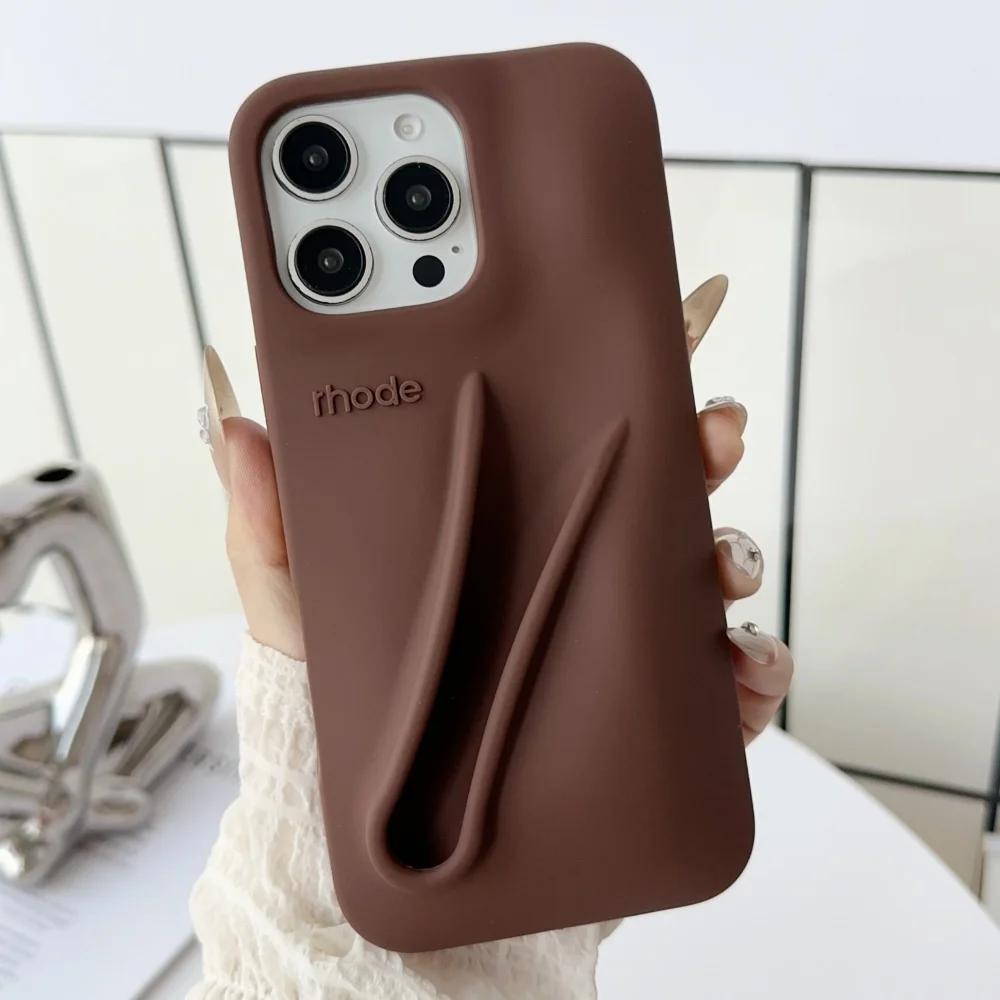 

Літня колекція Rhode Новий лимонний жовтий тримач для блиску для губ Силіконовий чохол для iPhone 17 Air 16 E 15 14 13 12 11 Pro Max Plus М яка обкладинка для помади No Lipstick&iPhone 14