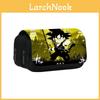 Dragon Ball Anime Character Print Student Double-layer Stationery Storage Bag For School Supplies