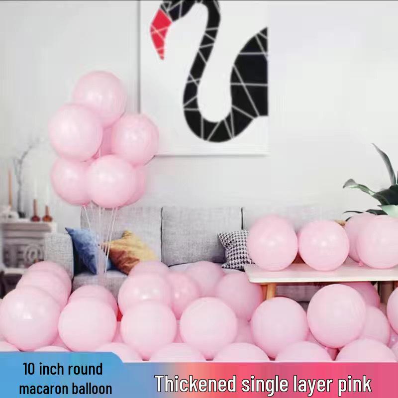 1.5g 10-Inch Thickened Latex Macaron Balloons for Bar, KTV, and Wedding Decorations