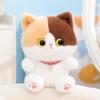 Lucky Cat Plush Toy With Necklace And Bow Decoration For Home Decor And Giftgiving