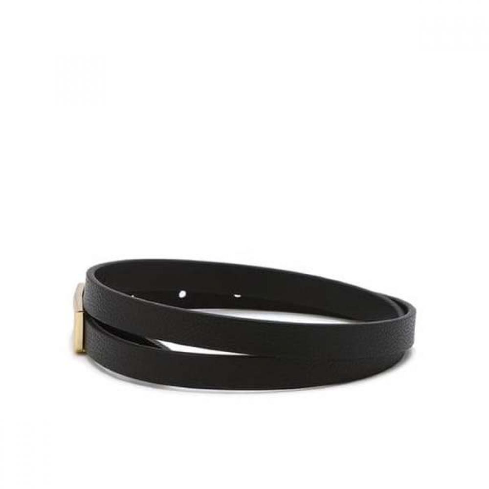 Daks Black GolD D Buckle Leather Women S Belt