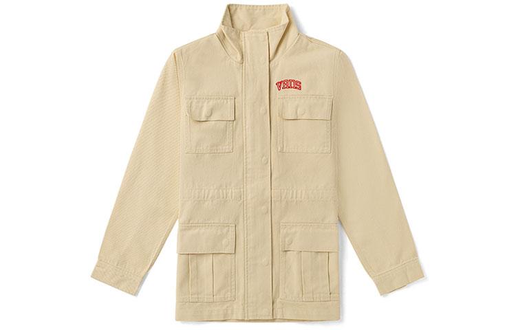 Vans Jackets Unisex Ecru Stand Collar Moderate Workwear VN0A4UTTZ6K L
