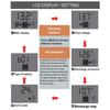 Intelligentes LCD-Display Solarmodul Batterieregler 12V 24V 20A Tragbares Zubehör für effizientes Energiemanagement
