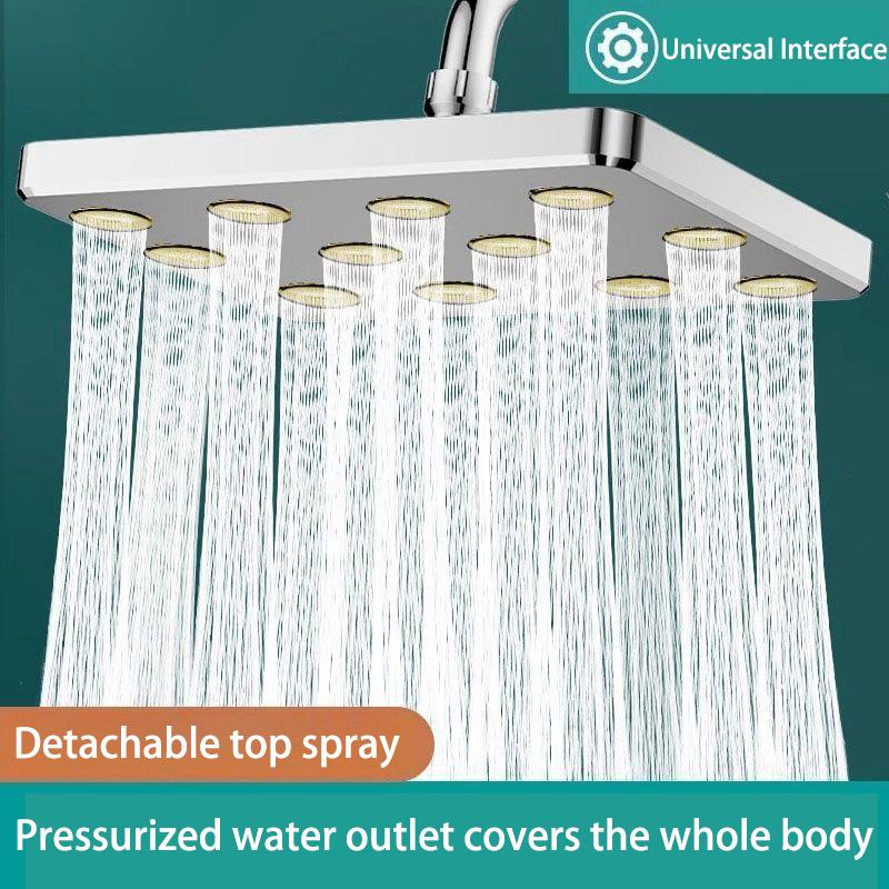 Shower Top Spray Large Water High-pressure Nozzle Pressurized Bath Bathroom Shower Head Small Waist Shower Set Universal Type