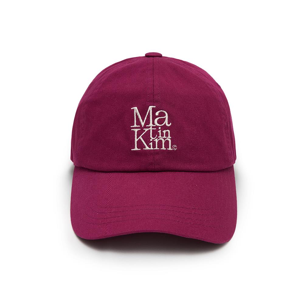 [Matinkim] Block Logo Ball Cap in Violet FREE