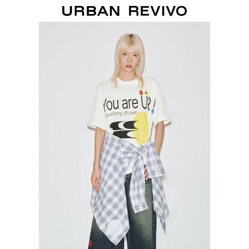 UR Crying Center Collaboration Cotton T-shirt M