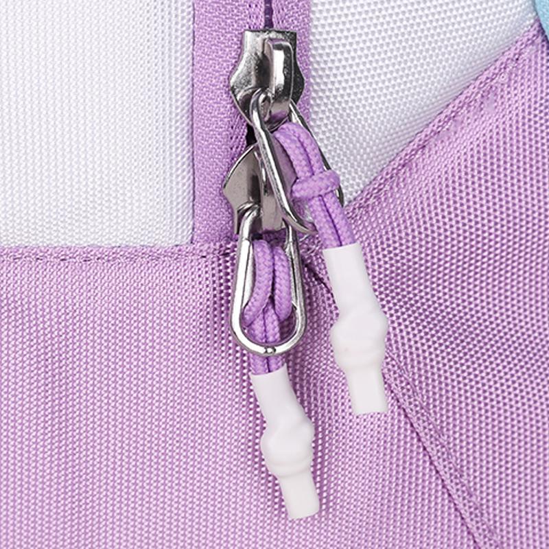Li Ning SS23 CBA All-Star Series Fashion Casual Sports Large Capacity Fabric Basketball Backpack Unisex Backpack Pink White ABST207-3