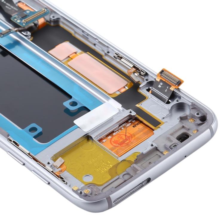 OLED LCD Bildschirm für Samsung Galaxy S7 Edge / SM-G935F Digitizer Komplette Baugruppe mit Rahmen