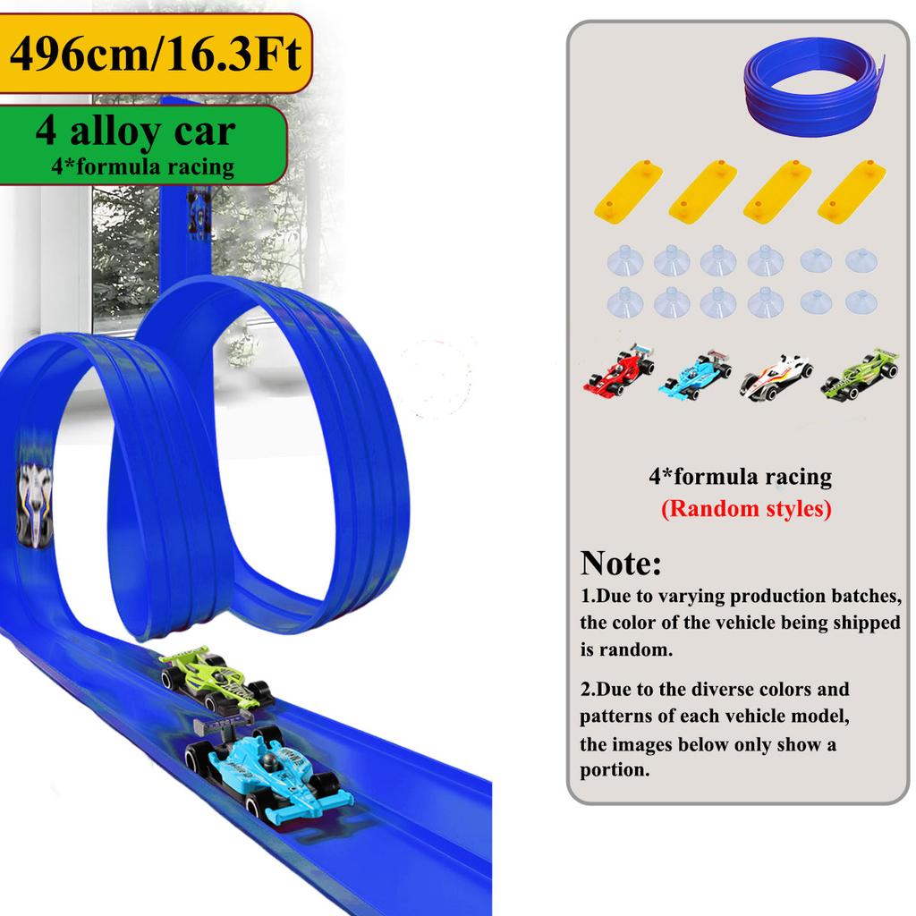 Children's Flexible Track Toy Miniature Car DIY Competitive Rail Vehicle Game Educational Gift for Children Christmas Gift