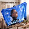 Custom Name Flannel Blanket,Apache 207 Lightweight Warm Bed Blanket For Couch & Holiday Gift