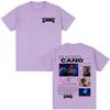 Rapper Cano Triana Tour Merch T-shirts Men Women Fashion Hip Hop Oversized T Shirt Comfort Cotton Casual Short Sleeve T-shirt