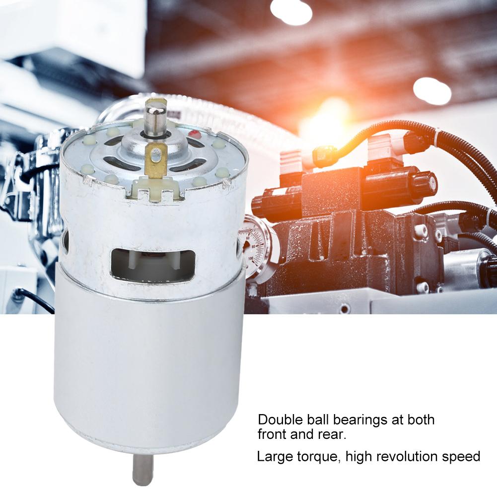 775 Motor 12-24V High Speed Large Torque DC Motor Double Ball Bearing