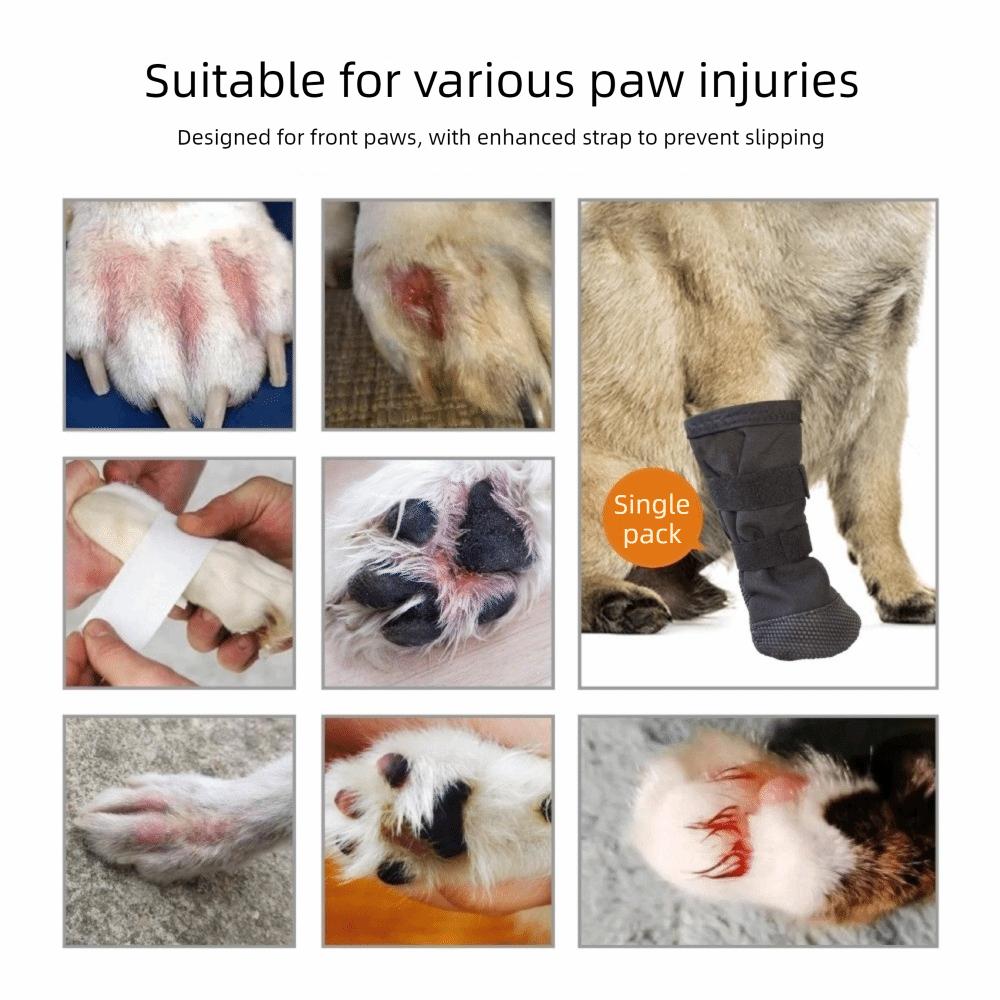 Waterproof Dog Paws Protective Cover Adjustable Breathable Wound Recovery Boot Anti-licking Dog Foot Cover for Cats and Dogs