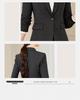 Women's Navy Blue Workwear Shirt and Suit Set for Post Office Bank Employees