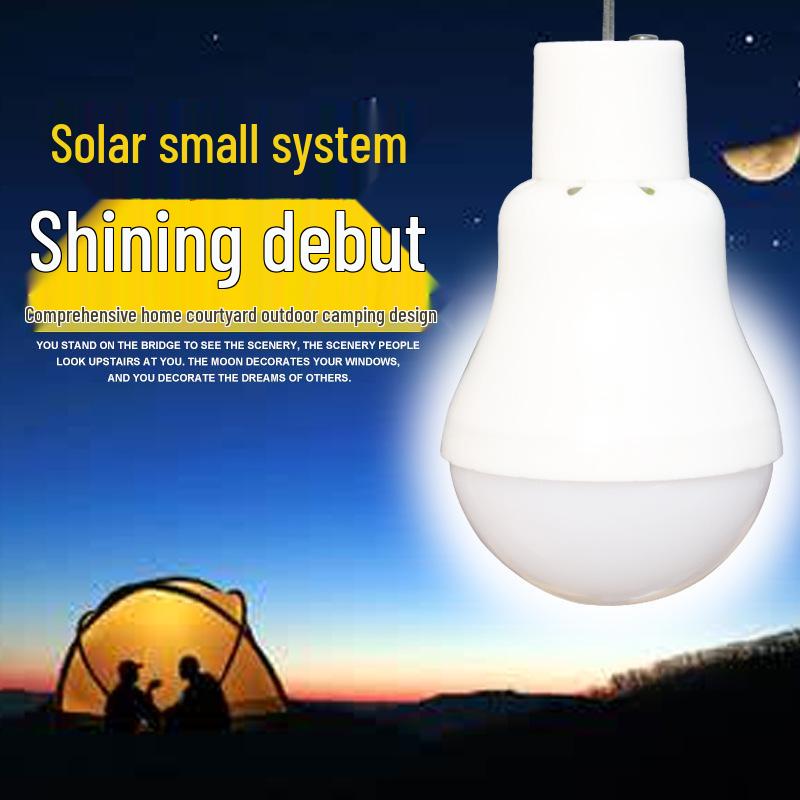 Rechargeable LED Solar Emergency Bulb for Camping