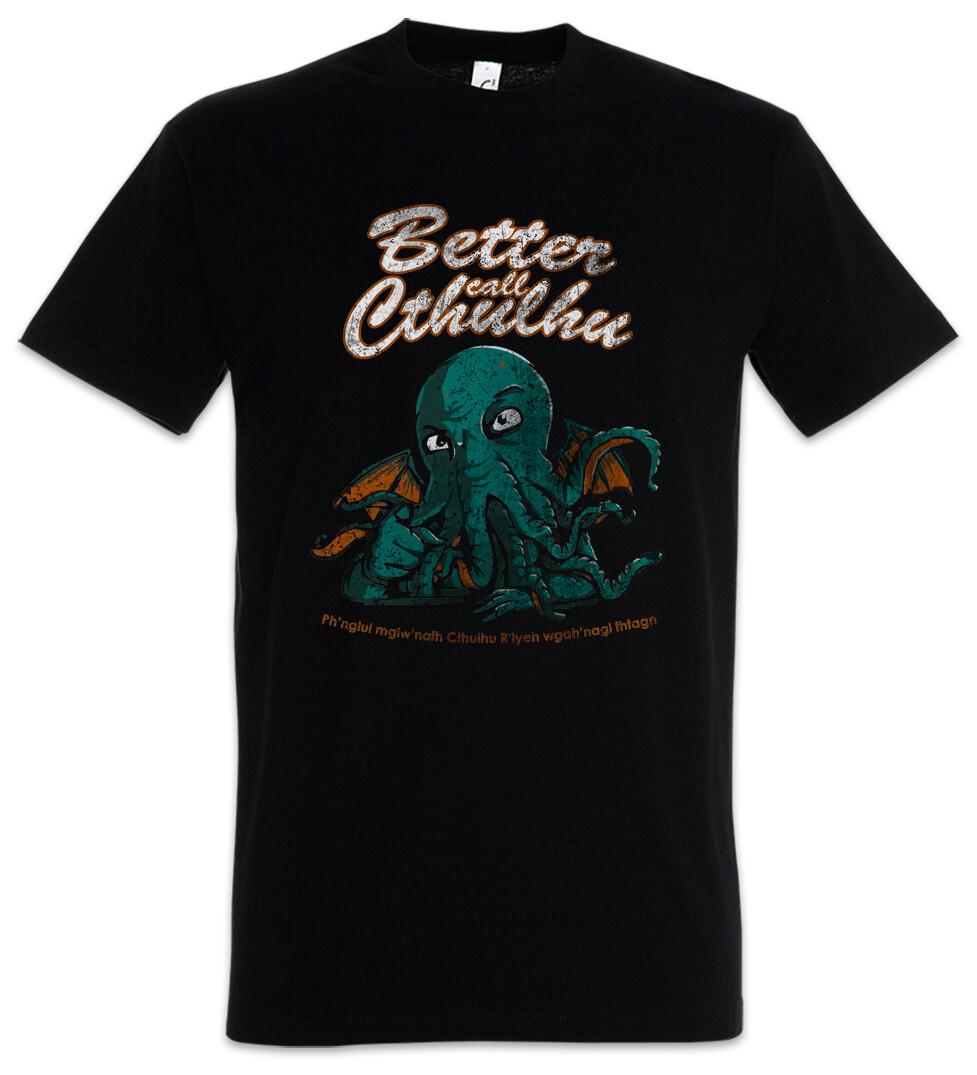 Better Call Cthulhu Men s T-Shirt Mens Womens Tees Top Arkham H. P. Lovecraft Miskatonic Call Horror S