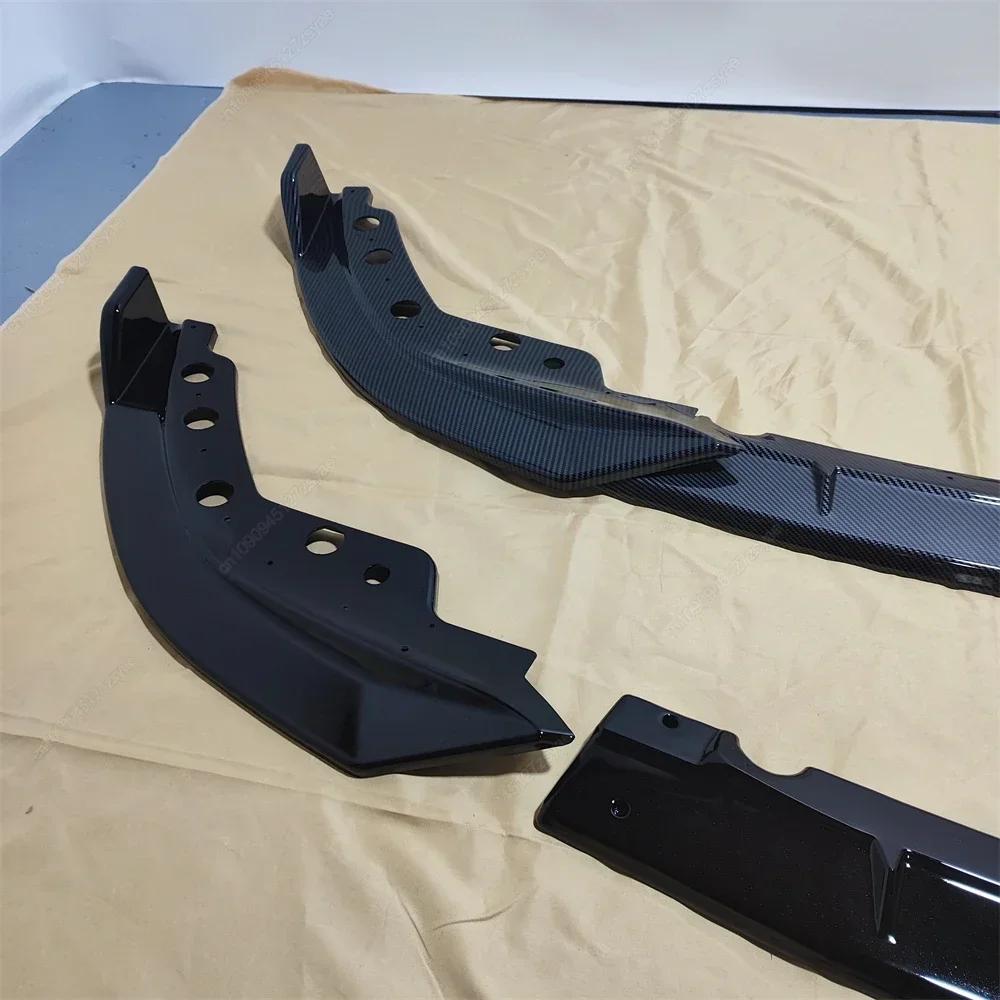Car Front Bumper Lip Chin Splitter Body Kit Spoiler Trim Styling For BMW 3 Series G20 G21 320i 330i 318i M-Pack 2019-2022 Tuning