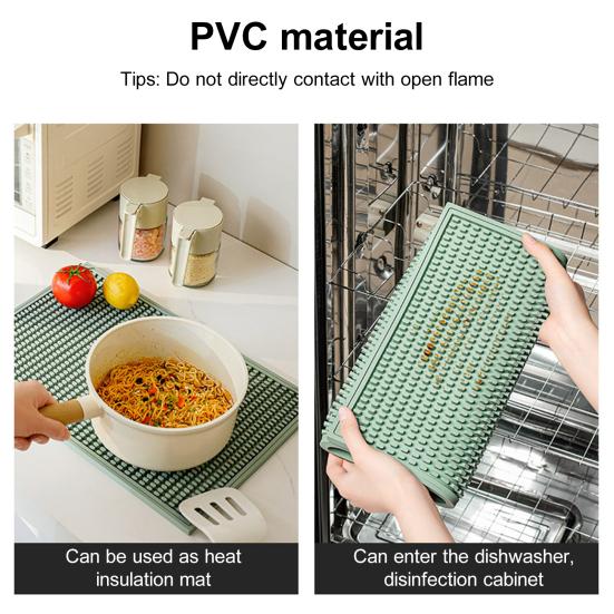 2ks silikonové protiskluzové odtokové barové podložky Moderní minimalistický design izolovaná podložka pro sklenice na víno šetrná k životnímu prostředí