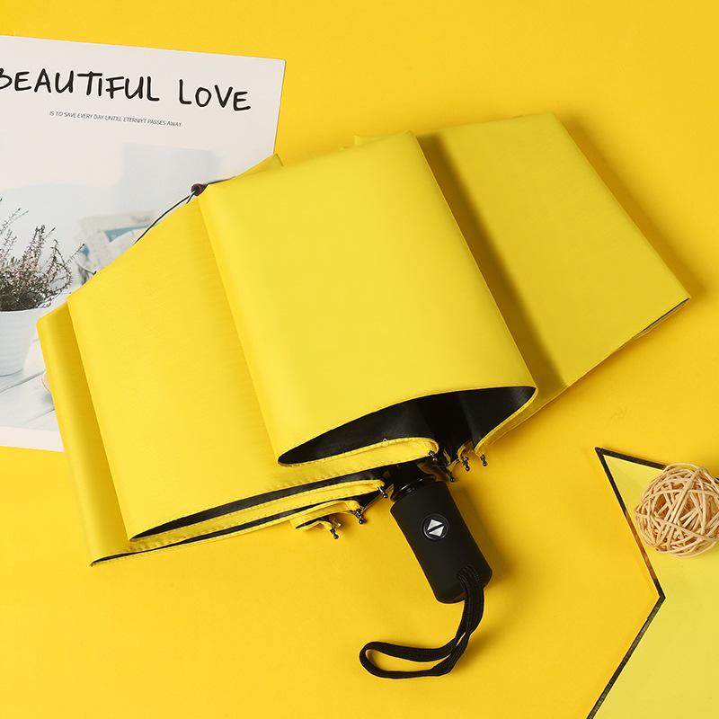 Luxury Fully Automatic Folding Umbrella for Women & Men - Sunshade, Sunscreen, and Business Advertising Parasol.