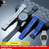 Ремінець для годинника DW-H5600 Для серії Casio G-SHOCK годинник з пульсометром маленький квадратний 3516 DW-H5600MB смоляний силіконовий ремінець для годинника чорний