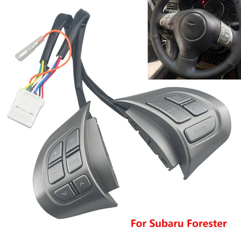 Car Steering Wheel Button Audio Cruise Control Satellite Switch For Subaru Forester 2008-2010 legacy 2007-2009 IMPREZA 07-10