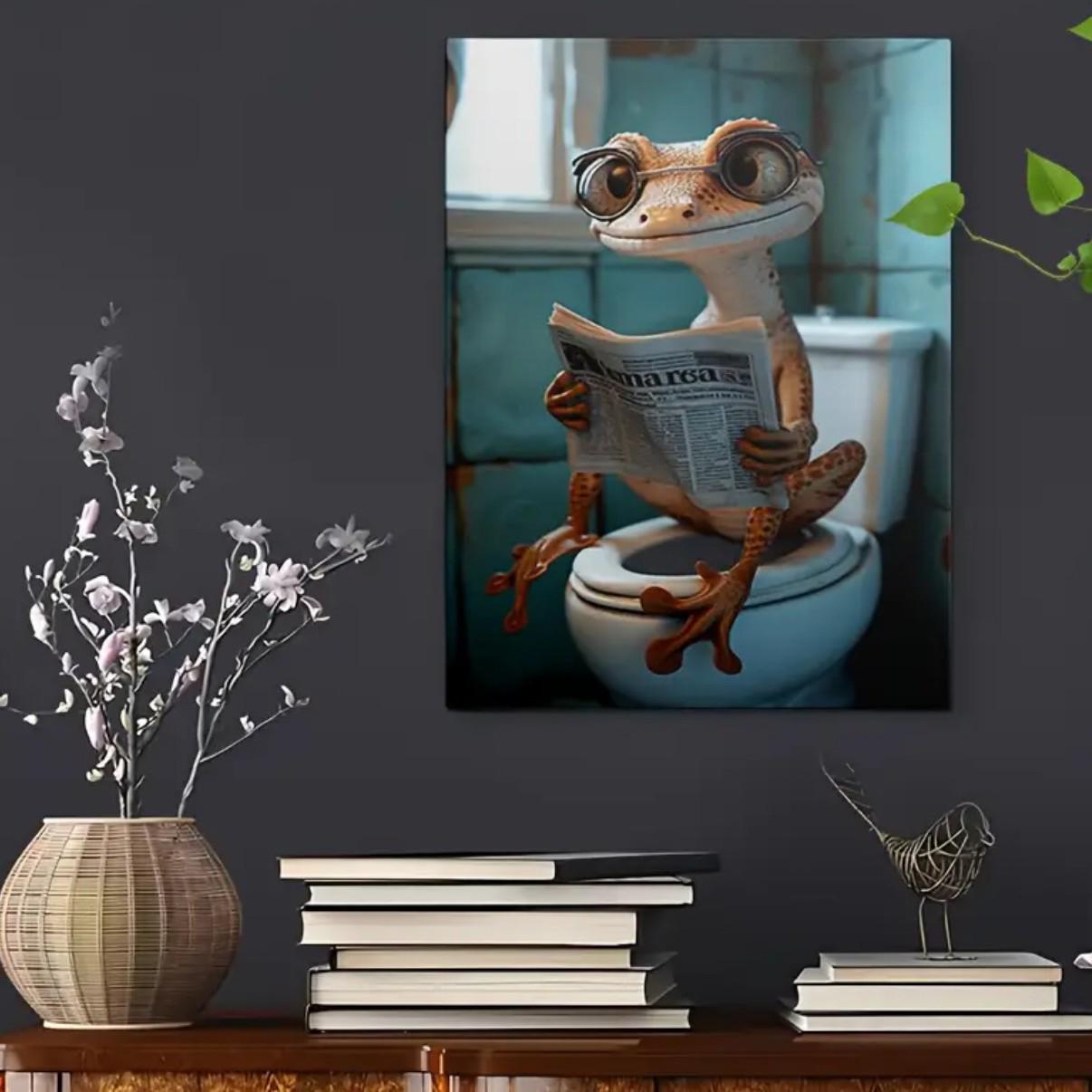 

Stitch Cartoon Oil Painting with Pine Frame for Living Room Decor 20x30