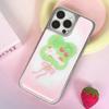 Cute four-leaf clover cat is suitable for Apple iPhone17/16pro mobile phone case 14 electroplating water condensation 13 fresh 15
