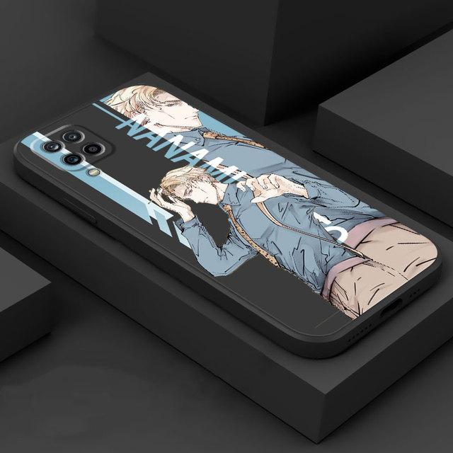 Giappone Anime Jujutsu Kaisen Per Il Caso di Samsung Galaxy A50 A01 A70 A11 A21s A71 A03s A31 A02 A51 Piazza Liquido armatura Soft Cover