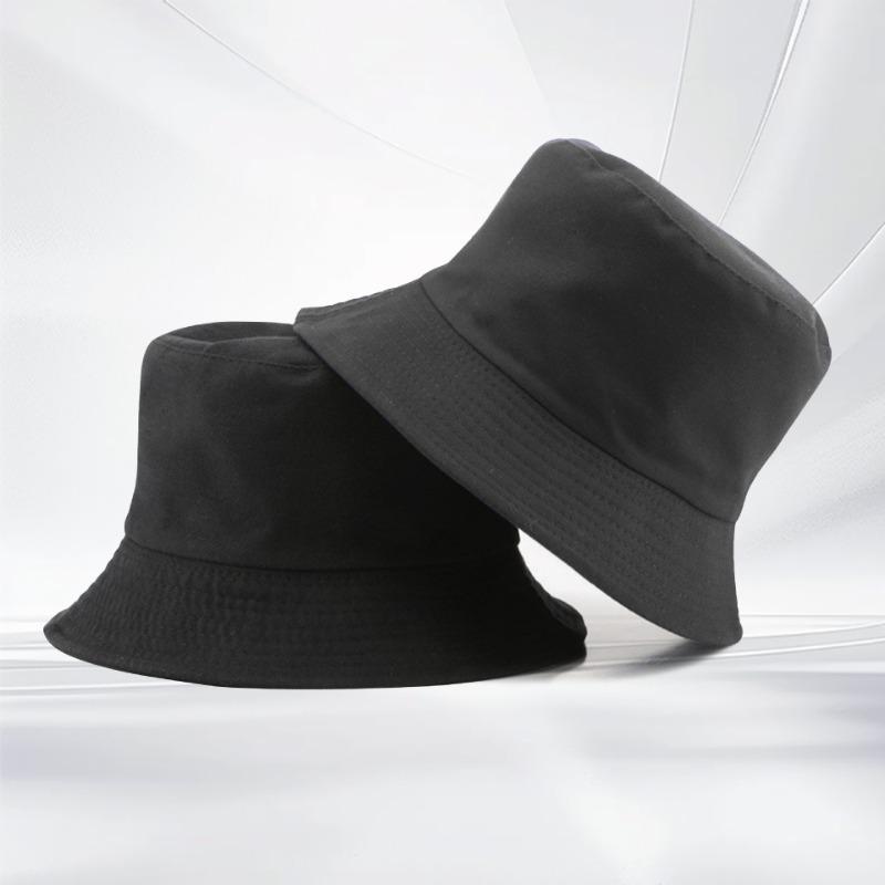 Double-sided Bucket Hat Embroidered Casual Versatile Basin Hat Summer Sun Protection Sun Hat Couple Hat Tide