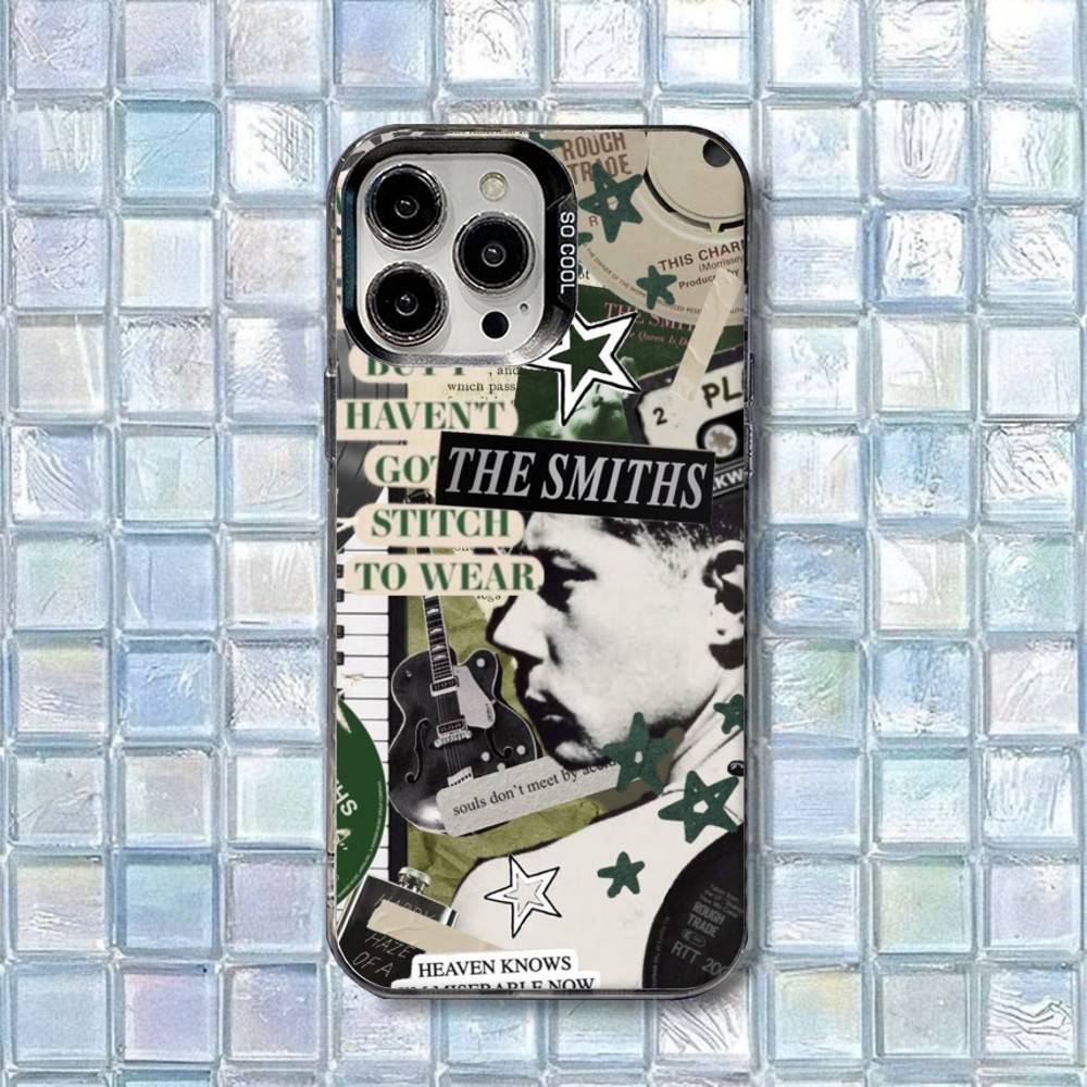 

The Smiths The Queen Is Dead cy Phone Case For iPhone 17,16,15,14,13,12,11,Air,X,XR,Pro,Max,Plus IMD Silver Shell iPhone16se4
