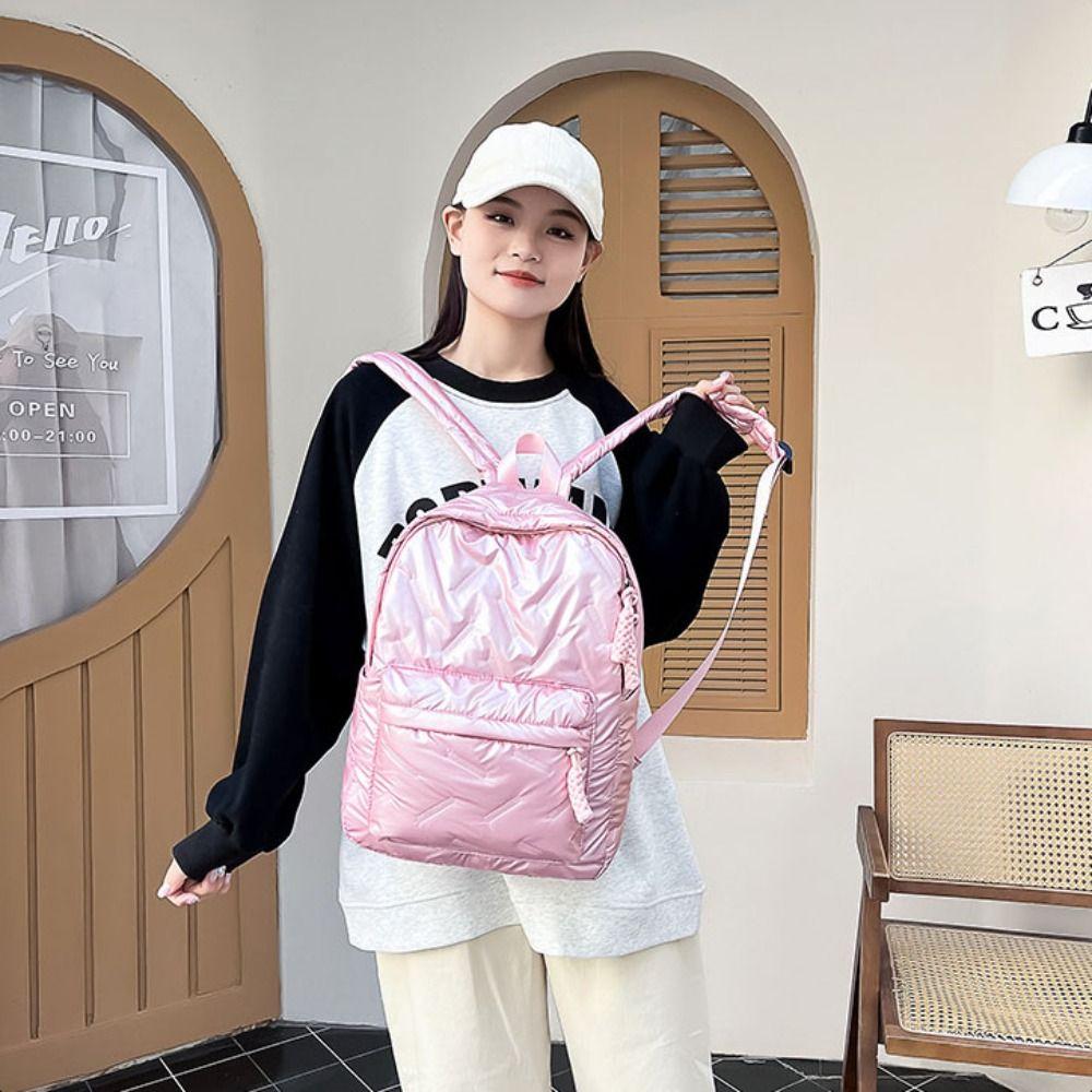 Nylon Bubble Schultertasche Wolke Student Schultasche Allround Space Cotton Rucksack Streetwear