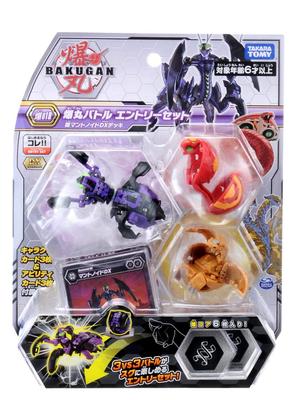 Bakugan Baku018 Zestaw do bitwy Dark Mantonoid DX Deck
