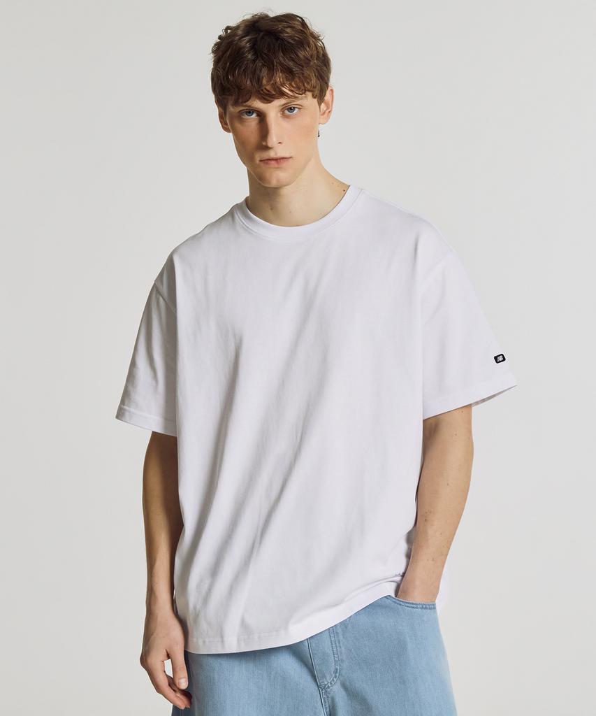 Nyuballanseu Nbneg21443 / Uni Essential Signature Short Sleeve T-Shirt (White)
