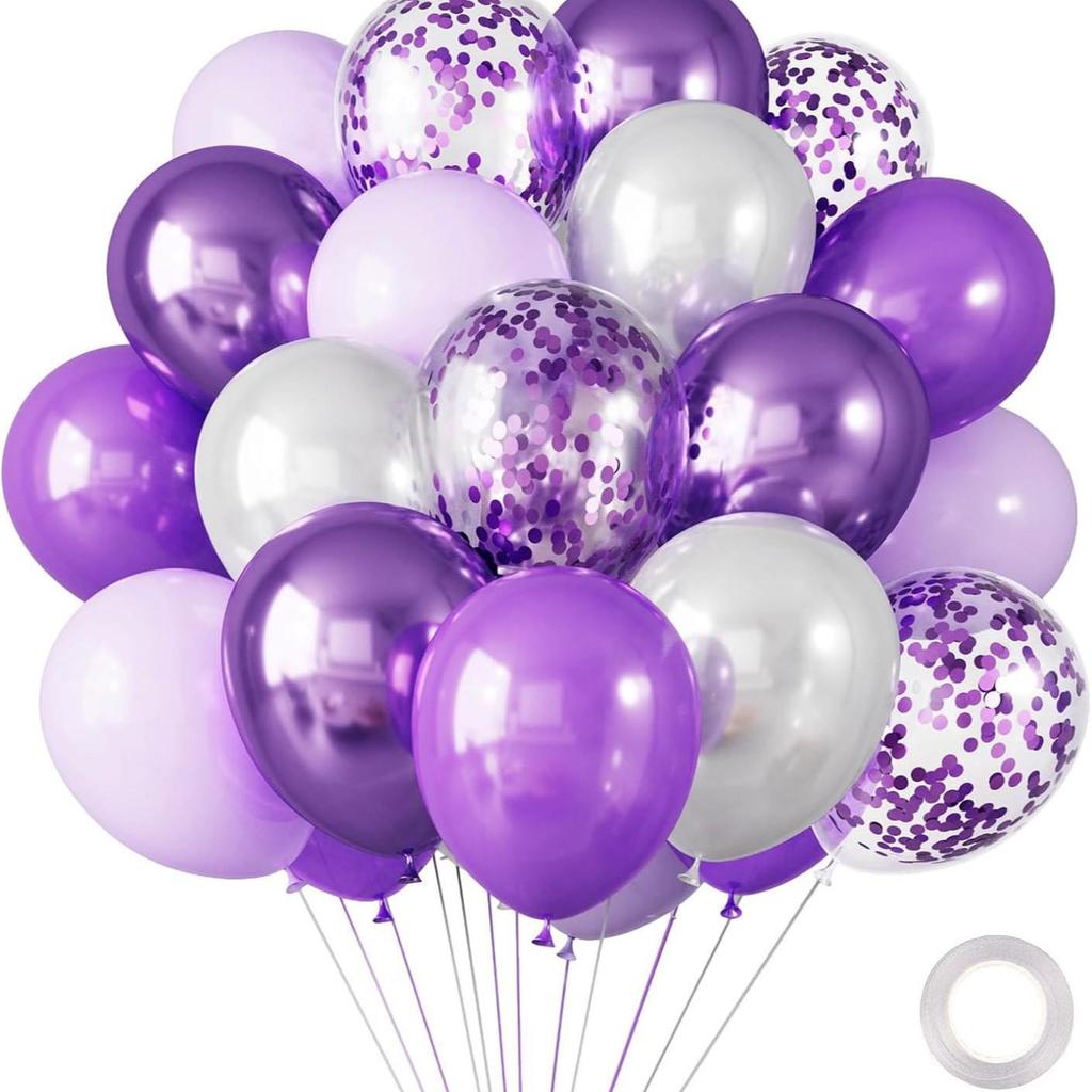 30-Piece Colorful Metal Sequin Balloon Set for Birthday Parties and Ceremonies