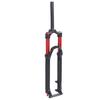 29in MTB Front Suspension Fork Red Double Air Chamber Suspension Straight Steerer Manual Lockout Aluminium Alloy Bike