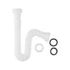 Adaptable Under Sink Configuration Leak Proof Installation Sink Drain Pipe Stretchable Length Water Leak Barrier