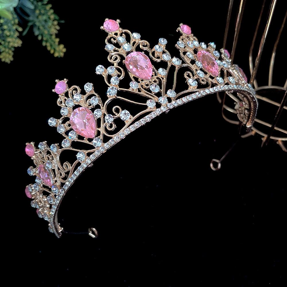 New Crown Bridal Bridal Hair Accessories Birthday Crown Crystal Crown Wedding Headwear